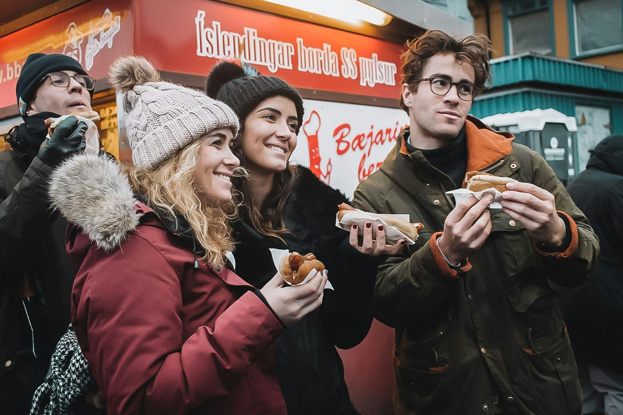 Hot Dog stand in Reykjavik